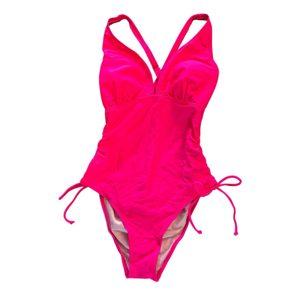 NWT AI’MAGE Pink One Piece Bathing Suit - Sz Small